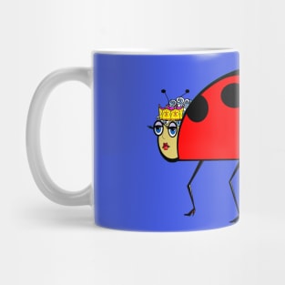 A Queen Lady Bug Crowned Mug